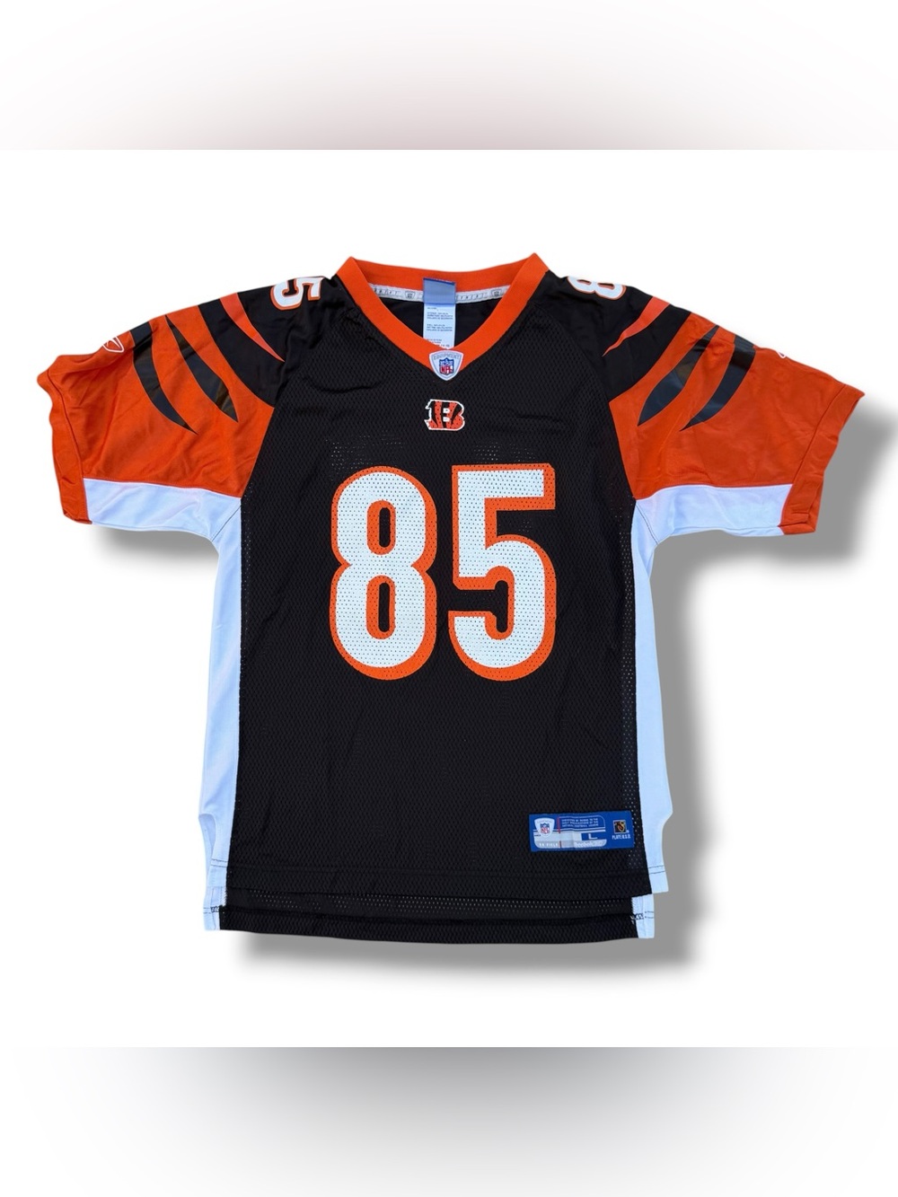 Youth Vintage Reebok Chad Johnson Cincinnati Bengals Jersey Black Size Large NFL